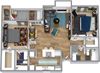 Retreat at Barton Creek Two Bedroom Floor Plan